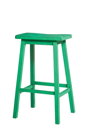 Gaucho Antique Green Bar Stool (Set of 2) - Ornate Home