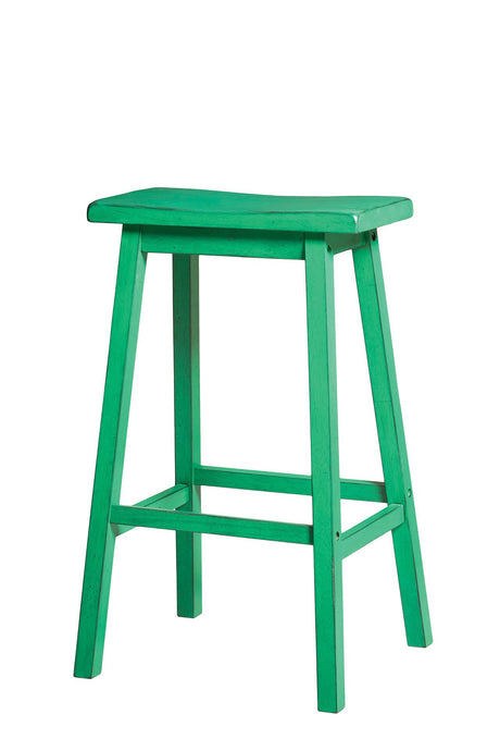 Gaucho Antique Green Bar Stool (Set of 2) - Ornate Home