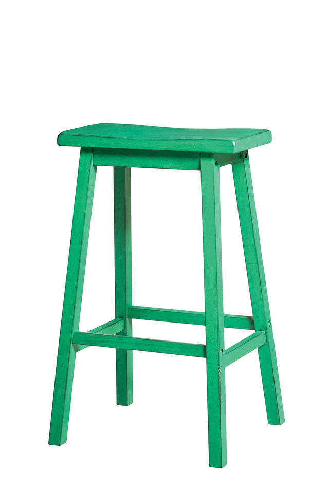Gaucho Antique Green Bar Stool (Set of 2) - Ornate Home