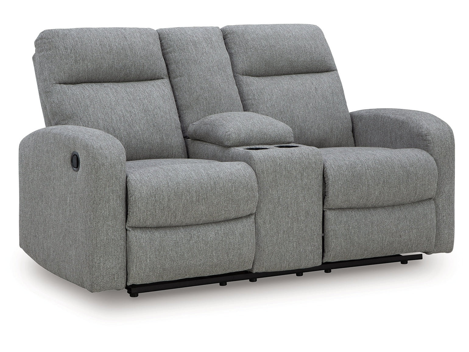 Gauntlet Sterling DBL Rec Loveseat w/Console (Online Special Price) - Ornate Home