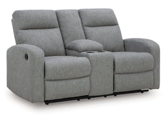 Gauntlet Sterling DBL Rec Loveseat w/Console - Ornate Home