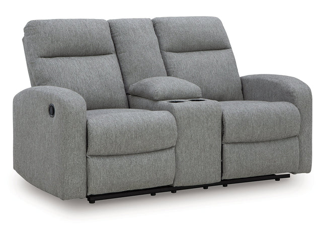 Gauntlet Sterling DBL Rec Loveseat w/Console - Ornate Home
