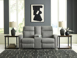 Gauntlet Sterling DBL Rec Loveseat w/Console - Ornate Home
