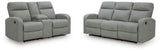 Gauntlet Sterling Reclining Sofa and Loveseat (Online Special Price) - Ornate Home