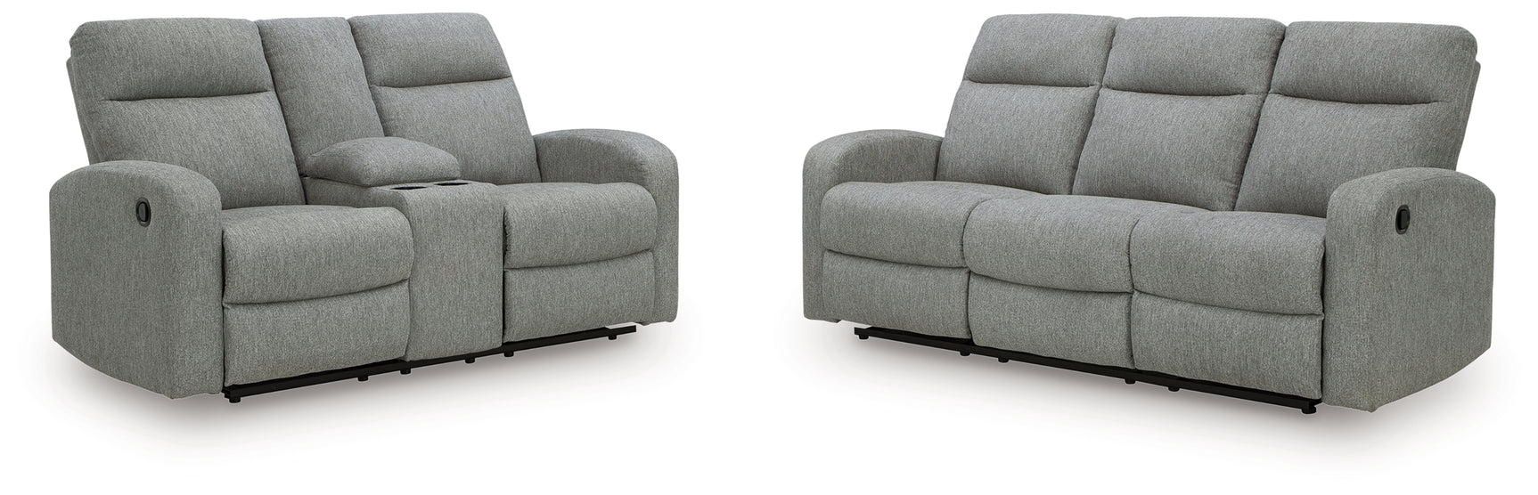 Gauntlet Sterling Reclining Sofa and Loveseat (Online Special Price) - Ornate Home