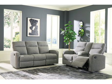 Gauntlet Sterling Reclining Sofa and Loveseat - Ornate Home