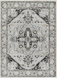 Gauri Gray Medallion Area Rug - Clearance - Ornate Home