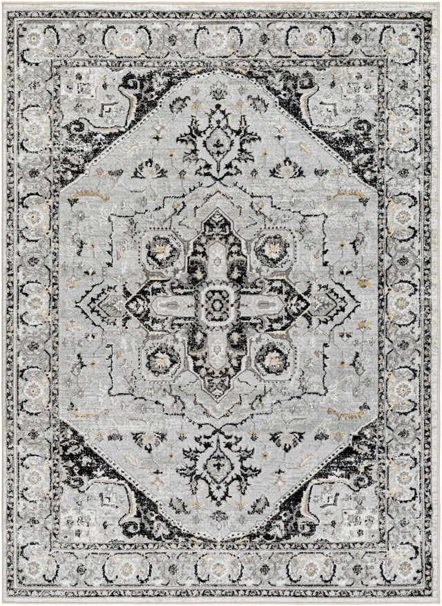Gauri Gray Medallion Area Rug - Clearance - Ornate Home