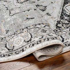 Gauri Gray Medallion Area Rug - Clearance - Ornate Home