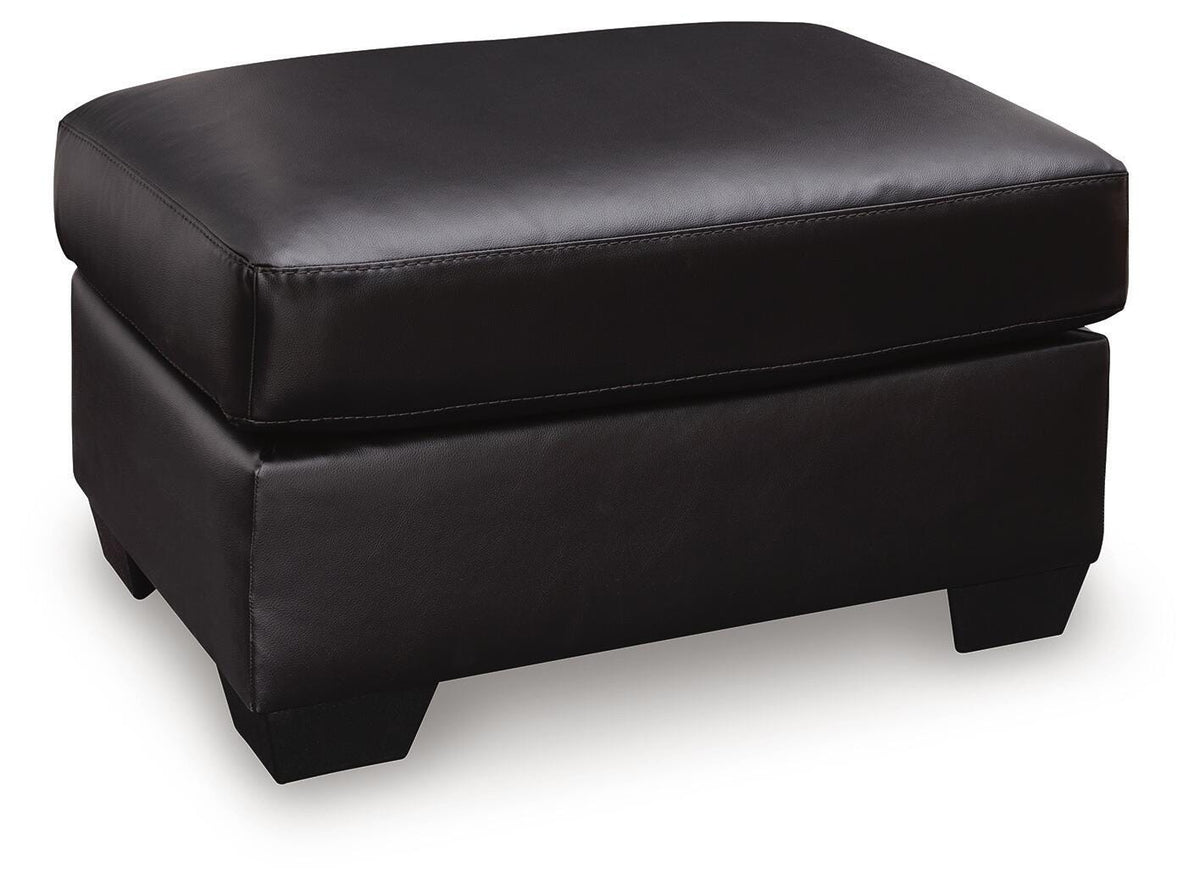Gavello Midnight Ottoman - Ornate Home