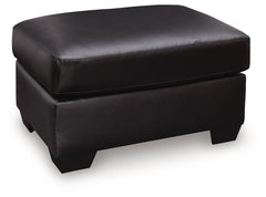 Gavello Midnight Ottoman - Ornate Home