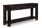 Gavelston Black Sofa Table - Ornate Home