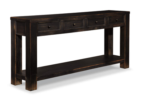 Gavelston Black Sofa Table - Ornate Home
