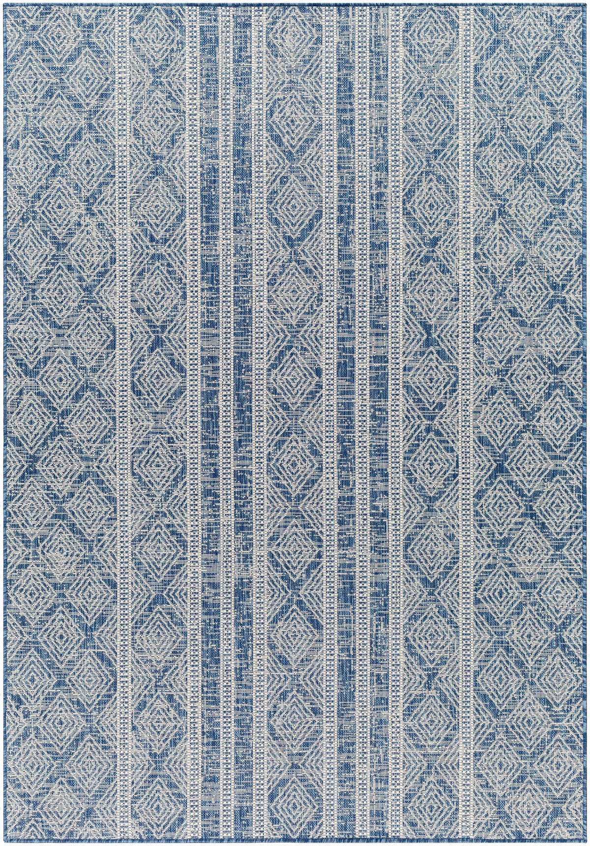 Gavin Blue Durable Outdoor Rug - Clearance - Ornate Home