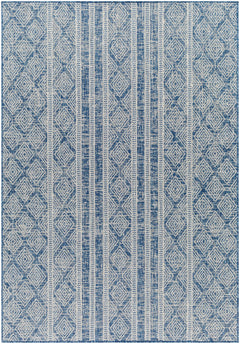 Gavin Blue Durable Outdoor Rug - Clearance - Ornate Home