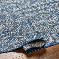 Gavin Blue Durable Outdoor Rug - Clearance - Ornate Home