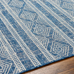 Gavin Blue Durable Outdoor Rug - Clearance - Ornate Home