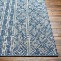 Gavin Blue Durable Outdoor Rug - Clearance - Ornate Home