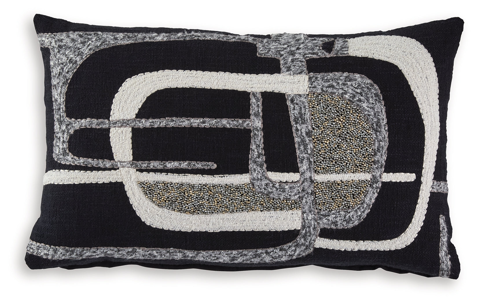 Gavrileigh Black/Gray/Ivory Pillow (Set of 4) - Ornate Home