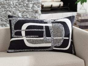 Gavrileigh Black/Gray/Ivory Pillow (Set of 4) - Ornate Home