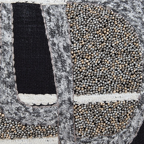 Gavrileigh Black/Gray/Ivory Pillow (Set of 4) - Ornate Home
