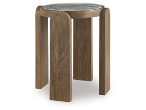 Gavrilley Gray/White/Brown Accent Table (Online Special Price) - Ornate Home