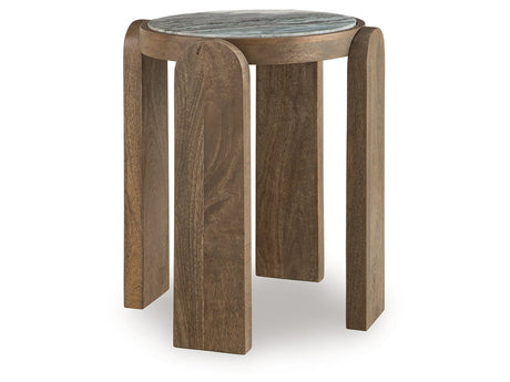 Gavrilley Gray/White/Brown Accent Table (Online Special Price) - Ornate Home