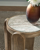 Gavrilley Gray/White/Brown Accent Table (Online Special Price) - Ornate Home