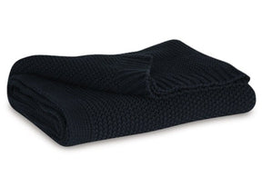 Gayelery Black Throw Light Plush (Online Special Price) - Ornate Home