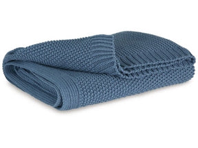 Gayelery Blue Throw (Online Special Price) - Ornate Home