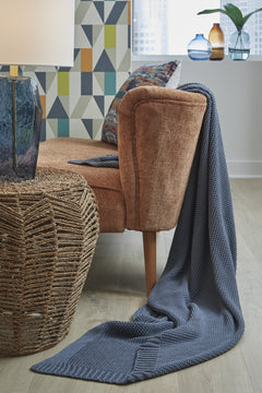 Gayelery Blue Throw - Ornate Home