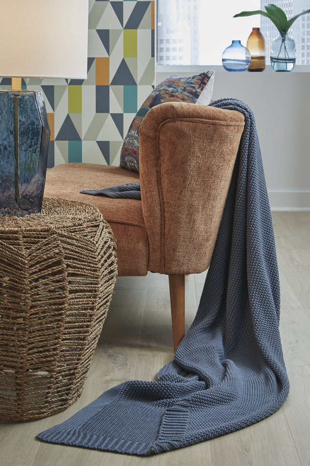 Gayelery Blue Throw - Ornate Home