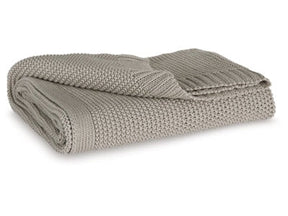 Gayelery Gray Throw 5" (Online Special Price) - Ornate Home