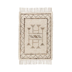 Gazi Ivory/Brown Multi Rug - Ornate Home