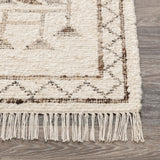 Gazi Ivory/Brown Multi Rug - Ornate Home