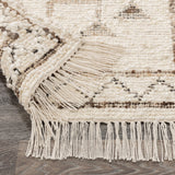Gazi Ivory/Brown Multi Rug - Ornate Home