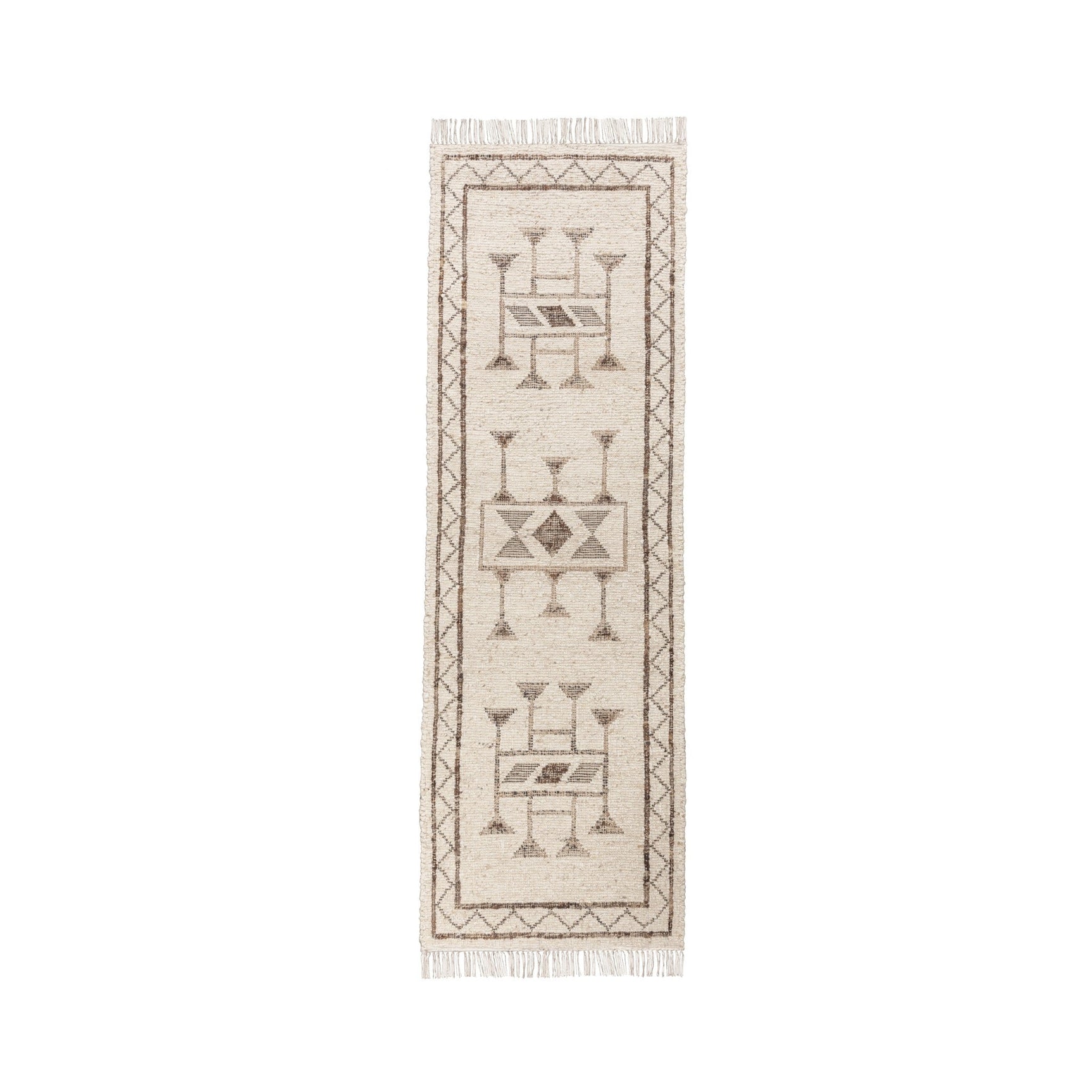 Gazi Ivory/Brown Multi Rug - Ornate Home