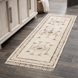 Gazi Ivory/Brown Multi Rug - Ornate Home