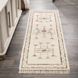 Gazi Ivory/Brown Multi Rug - Ornate Home