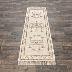 Gazi Ivory/Brown Multi Rug - Ornate Home