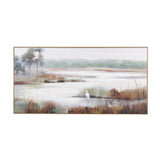 Gazing Egret 3 Multi Canvas - Ornate Home