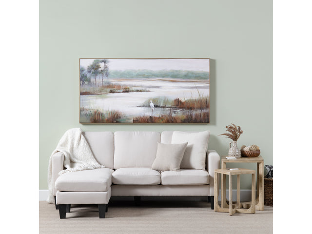 Gazing Egret 3 Multi Canvas - Ornate Home