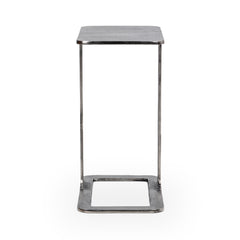 Geanna Antique Nickle Accent Table - Ornate Home