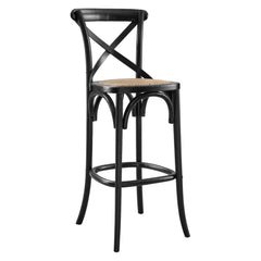 Gear Black Bar Stool - 19x17.5" - Ornate Home