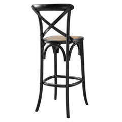 Gear Black Bar Stool - 19x17.5" - Ornate Home