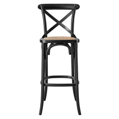 Gear Black Bar Stool - 19x17.5" - Ornate Home