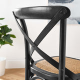Gear Black Counter Stool - 19x17.5" - Ornate Home