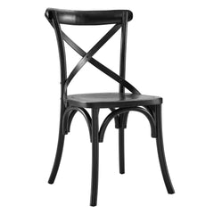 Gear Black Dining Side Chair - 21x19.5" - Ornate Home