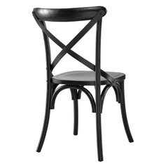 Gear Black Dining Side Chair - 21x19.5" - Ornate Home