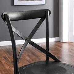 Gear Black Dining Side Chair - 21x19.5" - Ornate Home